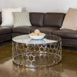 Metal Krom Kaplama Orta Sehpa