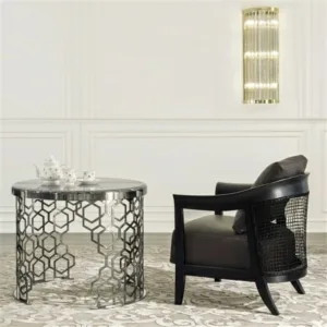 Krom Petek Desen Sehpa