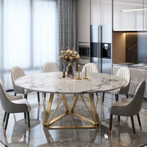 Metal Modern Hilara Yemek Masası